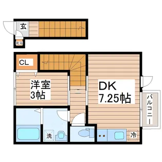 FORIA八乙女中央セレーノ【2階】の間取り
