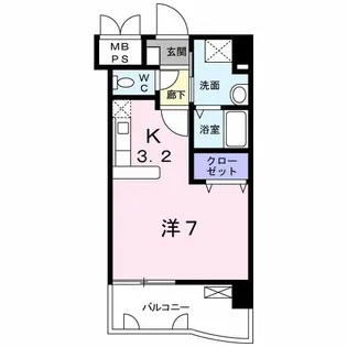 ブリランテピアッツァ【1階】の間取り