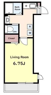 グリーンコート白山【2階】の間取り