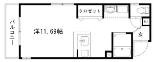 パープルシャトーマルモ【2階】の間取り