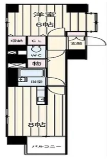 東京都足立区千住桜木1【マンション】の間取り