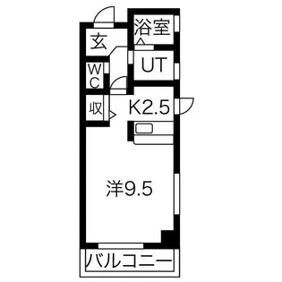 三向ハイツ今泉新町【4階】の間取り