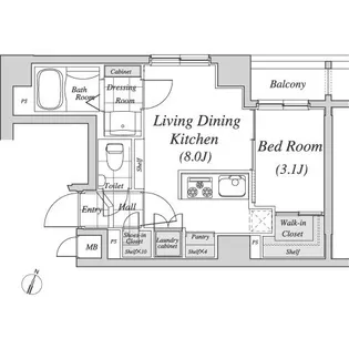 東京都千代田区神田多町2【マンション】の間取り