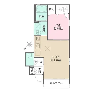 ボヌール【1階】の間取り