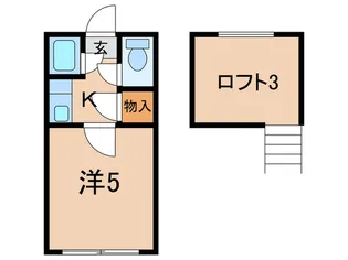 メゾンドサフラン【2階】の間取り