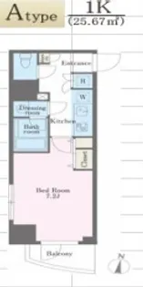 東京都新宿区北新宿1【マンション】の間取り