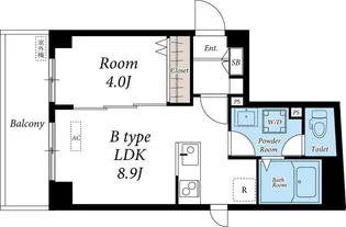 リブリ・ヒルサイド銀杏坂【3階】の間取り