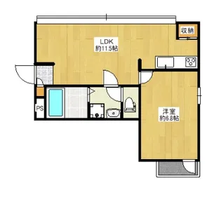 長崎ハウス【2階】の間取り