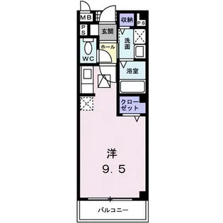 埼玉県狭山市大字東三ツ木【アパート】の間取り