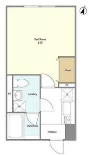 NOZOMIO赤羽【2階】の間取り