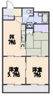メゾンドマヤ【1階】の間取り