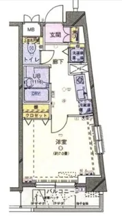 東京都中央区新川2【マンション】の間取り