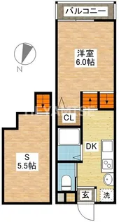 玉園UK【1階】の間取り
