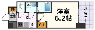 エスリード上前津LIVIA【5階】の間取り