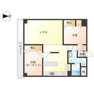 レンシャル松原【3階】の間取り