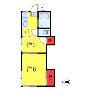 ローク目白台【1階】の間取り