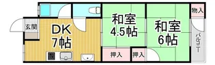 モリノブハイツ【4階】の間取り