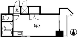 木村ビル【7階】の間取り
