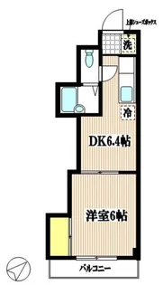 ヴィルハイム【3階】の間取り
