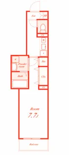 T.Hステラ B【4階】の間取り
