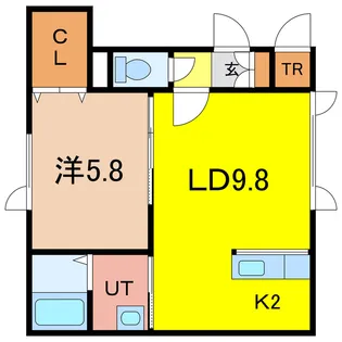 choco【1階】の間取り