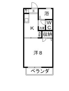 モアタウンMOZU A【2階】の間取り