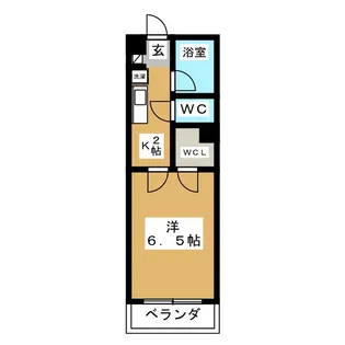 パルティール武蔵野【1階】の間取り