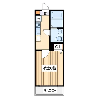 アザーレ・キュリオス宮崎台【3階】の間取り