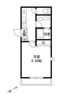 神奈川県相模原市中央区矢部1【アパート】の間取り