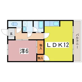 岡本マンション【3階】の間取り