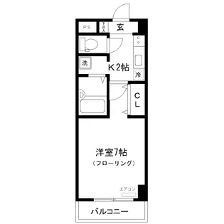 YASAKUビル【6階】の間取り