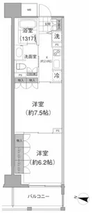 アビティ目黒【4階】の間取り