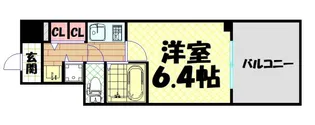 プレサンス本町リアルシティ【1階】の間取り