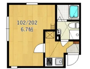 アザーレパッシオ向ヶ丘遊園II【1階】の間取り