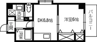 ティアラ堺町【3階】の間取り