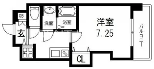 Luxe深江橋(ラグゼフカエバシ)【9階】の間取り