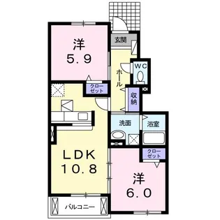 エアリー・ハウスIII【1階】の間取り