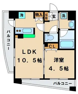 ダイナシティ練馬桜台【2階】の間取り