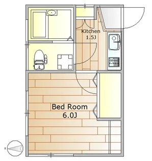 パルドエル大岡山【2階】の間取り