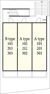 ファミーユ入江【2階】の間取り