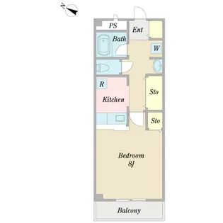 メノウパレス【3階】の間取り