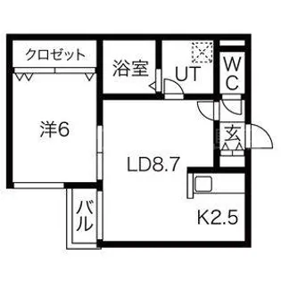 Felix中の島【4階】の間取り
