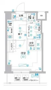 セジョリ横浜鶴見III【8階】の間取り