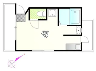 ローズハイツ【2階】の間取り