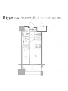 エンクレスト博多STYLE【2階】の間取り