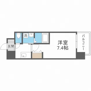 BROAD 新うめきたRESIDENCE【3階】の間取り