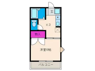 カルチェラタンイシバシ【3階】の間取り