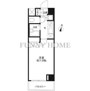 パレ・ホームズ都立大学【3階】の間取り