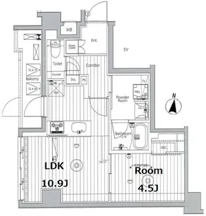 メイクス東向島II【2階】の間取り