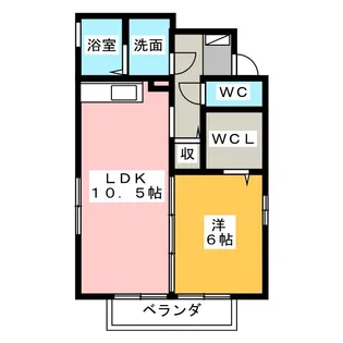 マーメイドシティ【1階】の間取り